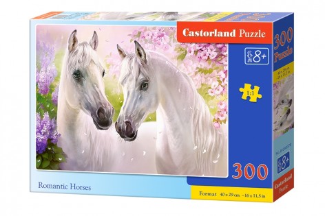 Пазлы "Романтические лошади", 300 элементов