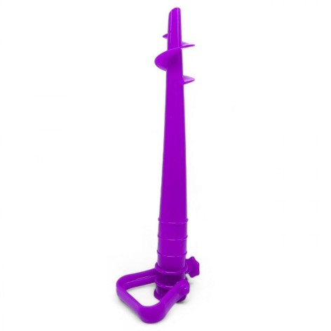 БУР ДЛЯ ПЕСКА, КРЕПЛЕНИЕ ЗОНТА, 38 cм (ФИОЛЕТОВЫЙ)