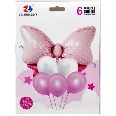 Кулі повітряні набір - святковий "Бантік"