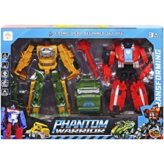 Трансформер "Phantom warrior" зелений+червоний