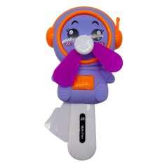 Игрушка. Вентилятор ручной "Космонавт" (Сиреневый)