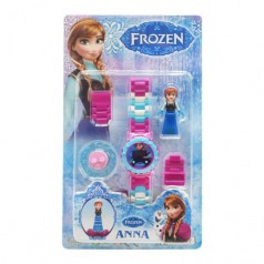 Детский набор "Frozen: Анна" с часами