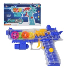 Пистолет прозрачный со светом "Gear Gun"