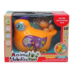 Интерактивная игрушка "Птичка" (несет яйца), оранжевая