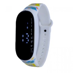 Сенсорний електронний годинник (білий) ВИД 2