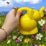 Бамсік з лійкою слоник (помаранчевий з синім)