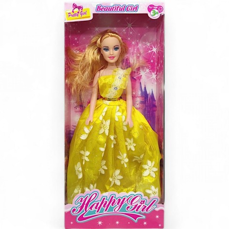 Лялька (жовта сукня) ВИД 3