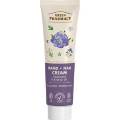 Крем для рук и ногтей "Green Pharmacy. Ромашка и масло льна" 100 мл
