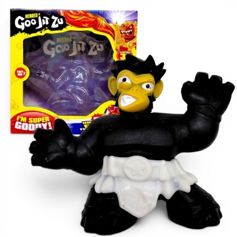Игрушка-тянучка "Heroes of Goo Jit Zu" Обезьяна (ЧЕРНЫЙ)