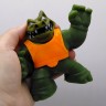 Игрушка-тянучка "Heroes of Goo Jit Zu" Обезьяна (ЧЕРНЫЙ)