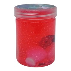 Жвачка для рук с игрушкой "Skibidi Toilet" (красная)