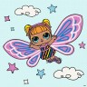 Картина за номерами "L.O.L. Surprise! O.M.G. Fairies Flutterstar" 40х40 см
