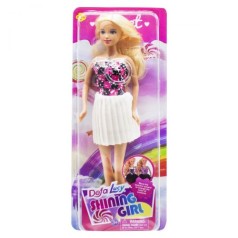 Уцінка. Лялька Defa Lucy Shining Girl, біла спідниця -