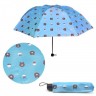 Зонтик складной "Мишутки", голубой