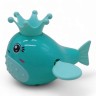 Водоплавающая заводная игрушка "Кит" (мятная)