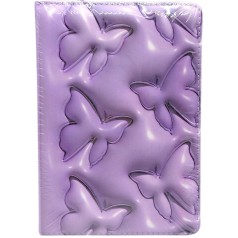 Блокнот 3D.Бабочки, ФОРМАТ А5 (СИРЕНЕВЫЙ)