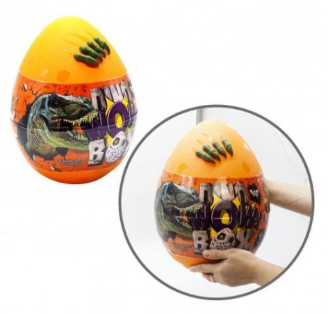 Уценка. Игрушка-сюрприз "Dino Surprise", укр (оранжевый) - дыра в яйце