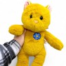 Мягкая игрушка "Котенок Victory" 29 см (КОРИЧНЕВАЯ)