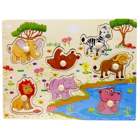 Вкладыши деревянные, 30х22.5 см (ЖИВОТНЫЕ ВИД 2)