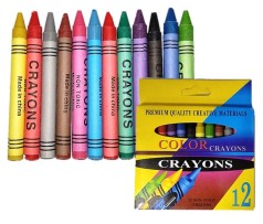 Восковые карандаши "Crayons", 12 шт