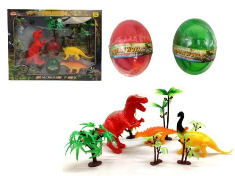 Ігровий набір "Парк динозаврів" + 2 лізуни в яйці