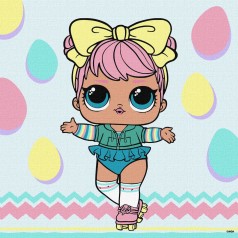 Набір для розпису по номерах для дітей "L.O.L. Surprise! Spring Bling DAWN" 30х30см