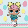 Набір для розпису по номерах для дітей "L.O.L. Surprise! Spring Bling DAWN" 30х30см