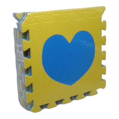 Коврик пазл EVA арт. K1201 31*31*1см 9 деталей