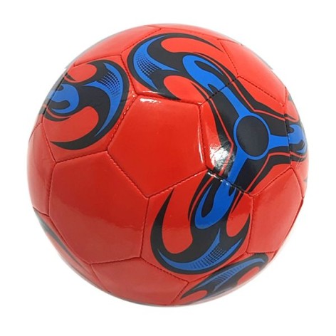 Мяч футбольный "5 (PVC) красный ABT057