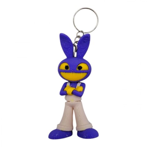 3D Брелоки FLEXI JAX (The Amazing Digital Circus) / ДЖАКС Цифровой ЦИРК KEYCHAIN, 3D печать
