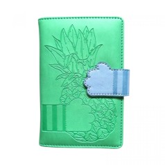 Блокнот,Кожзам,А6, 64листы (АНАНАС)