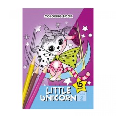 Раскраска А5 (LITTLE UNICORN 2)