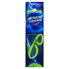 Неоновые очки, зеленый
