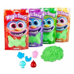 Кінетичний пісок "Magic sand", зелений, 1 кг