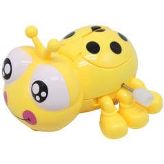 Заводная игрушка "Божья коровка", желтая