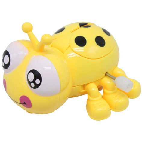 Заводная игрушка "Божья коровка", желтая