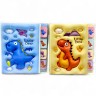 Блокнот А6 (12,5х11,5 см) "Little Dino" із роздільниками, 80 аркушів, мікс видів