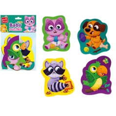 Пазли максі Vladi Toys картонні з грою Малюк Зможе Хатні улюбленці VT1722-21 (укр)