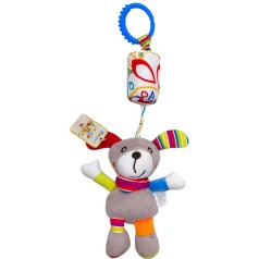 ПОГРЕМУШКА С ДЗВОНОЧКОМ (ПЕСИК)