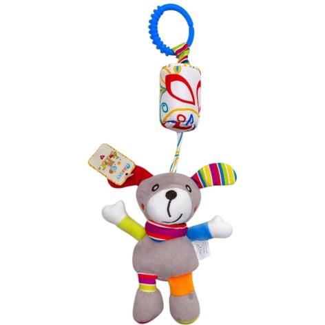 ПОГРЕМУШКА С ДЗВОНОЧКОМ (ПЕСИК)