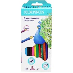 Цветные карандаши, 12 цветов