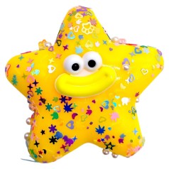 Игрушка антистресс (таба) "Звездочка" 9 см (ЖЕЛТАЯ)