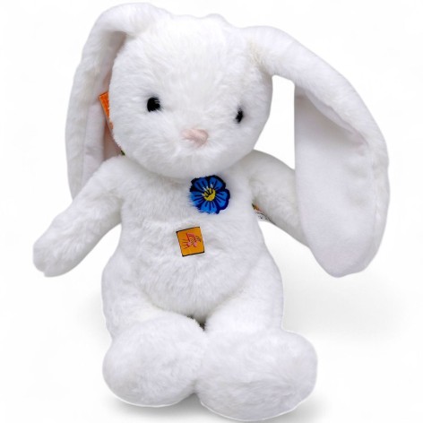 Мягкая игрушка "Зайчонок Victory" 31 см (БЕЛАЯ)