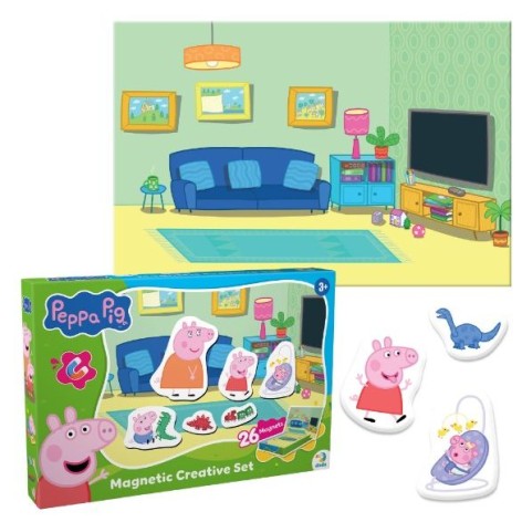 Магнитная игра с планшеткой "Свинка"