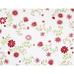 Клеенка "Красные цветы", 73х58 см