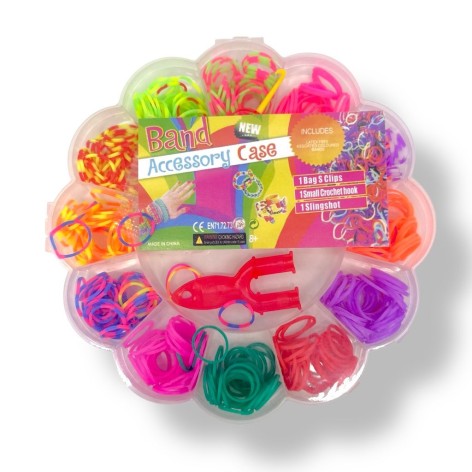 Резинки для плетения цветок