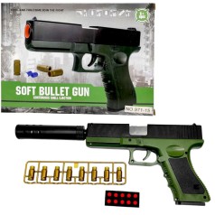 Пистолет "Soft Bullet Gun" 23х17х4 см