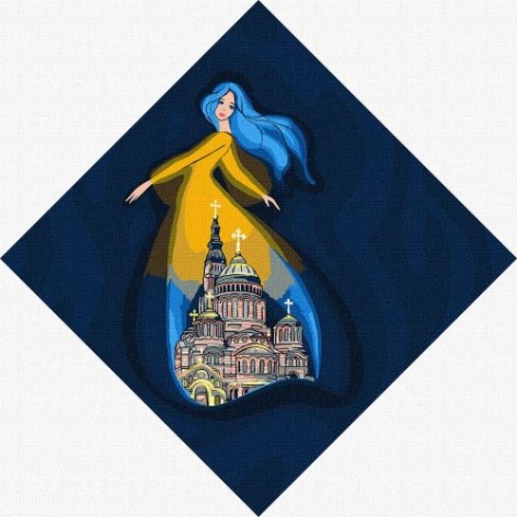 Картина по номерам "Берегиня Харькова" ★★★★