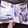 Розмальовка "Hot Road" 18 малюнків