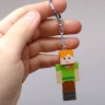 Фигурка-брелок "Майнкрафт/Minecraft" СЕРИЯ 2 ДЕВОЧКА